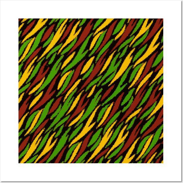 Animal Skin with African Color Style Wall Art by Tilila